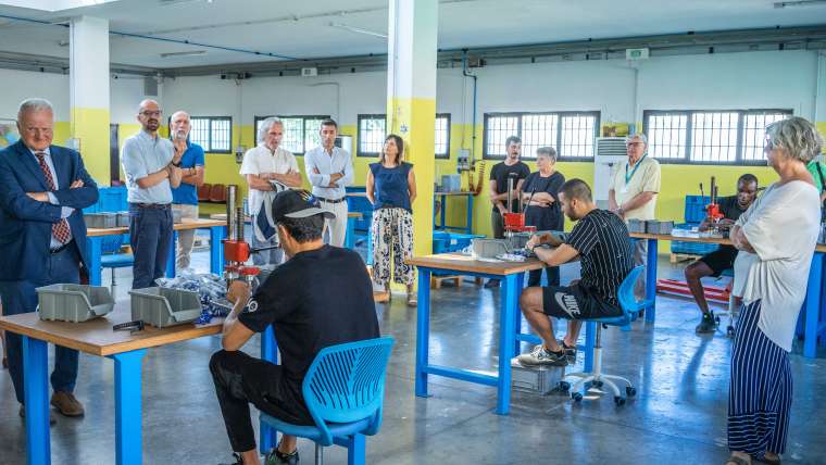 visita UCID laboratorio carcere COOPATTIVA