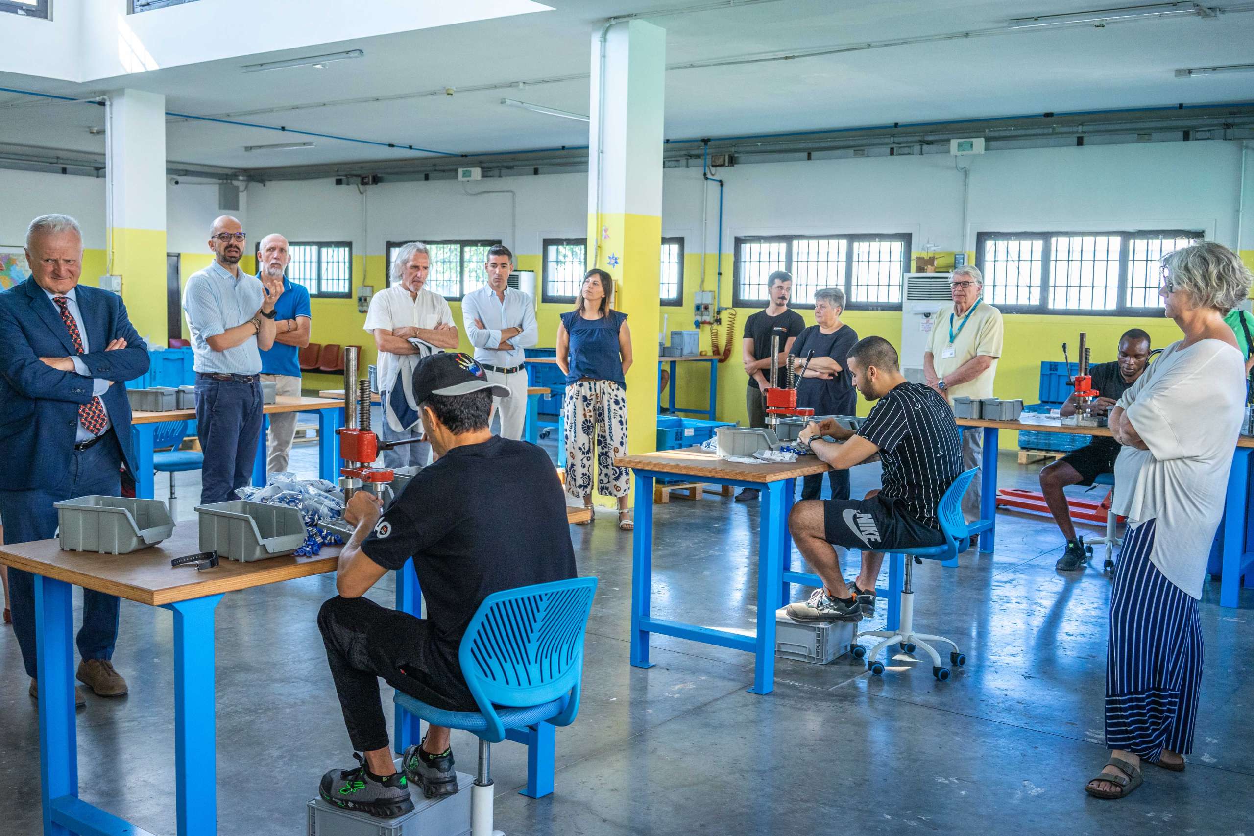 visita UCID laboratorio carcere COOPATTIVA