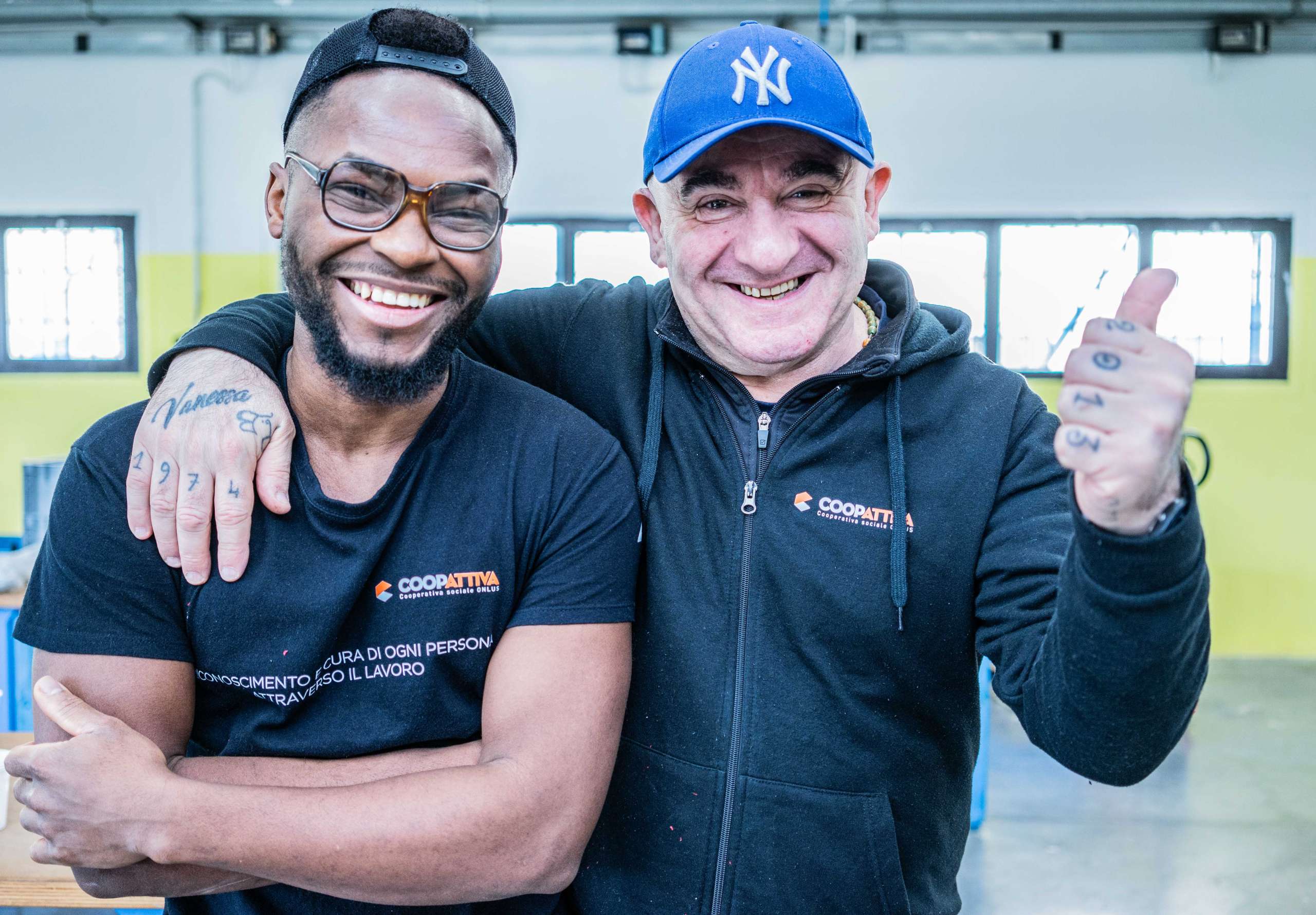 Daniel e Michele - foto vincitrice concorso La sostenibilità in cooperativa